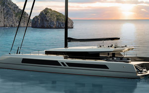 catamaran sailing super-yacht