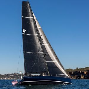 cruising-racing sailing yacht