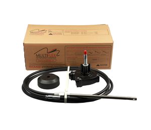 power boat steering system
