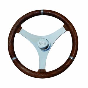 stainless steel power boat steering wheel