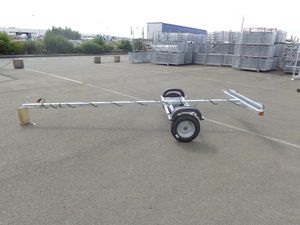 road trailer / launching / for inflatable boats / roller