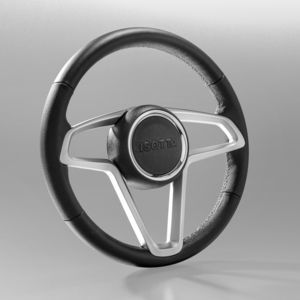 aluminum power boat steering wheel