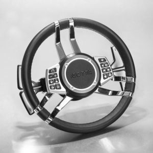 design power boat steering wheel