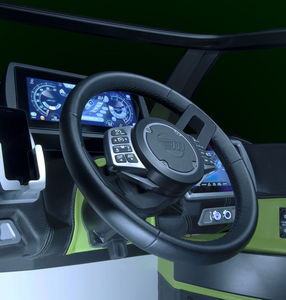 design power boat steering wheel