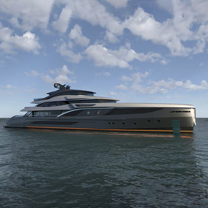 cruising mega-yacht