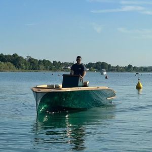 electric center console boat
