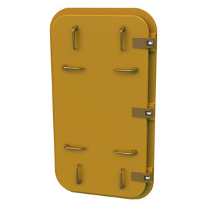 ship door / for yachts / waterproof / steel