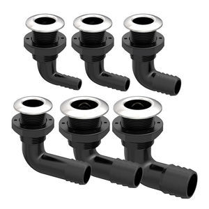 316 stainless steel through-hull fitting 1