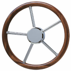 stainless steel power boat steering wheel
