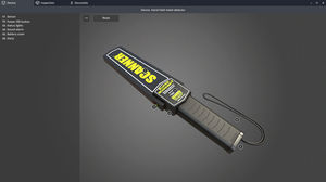 hand-held metal detector simulator 1