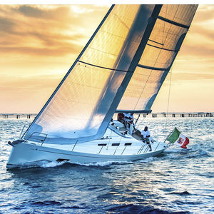 cruising-racing sailboat