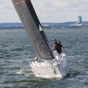 cruising sailboat