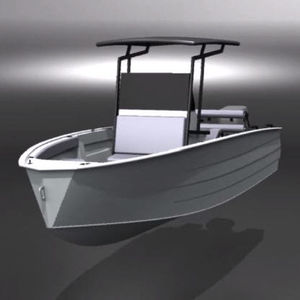 outboard center console boat