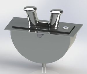 yacht mooring cleat