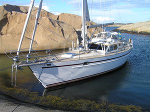 cruising sailboat