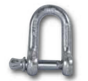 straight shackle for mooring buoys