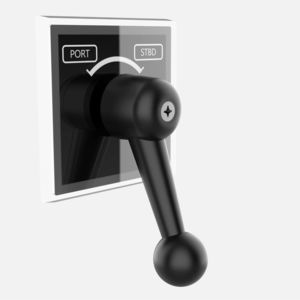 rudder control lever