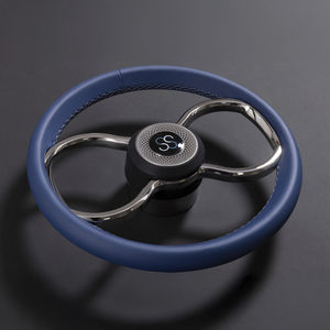 stainless steel power boat steering wheel 1