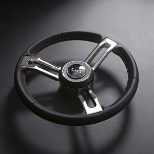 stainless steel power boat steering wheel 1