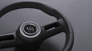 polyurethane-coated power boat steering wheel 1