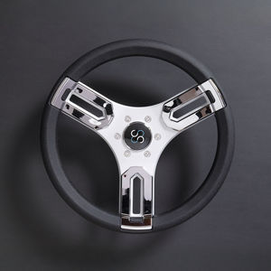 polyurethane-coated power boat steering wheel 1
