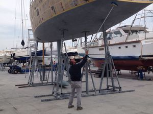 sailboat cradles