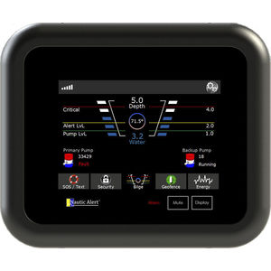 position and tracking system monitoring and control panel