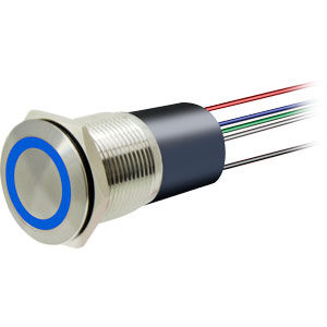 Boat switch - BT5LEDSW-2CKT - Bocatech - electrical circuit / push
