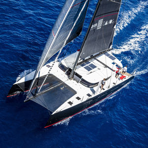 carbon sailing yacht