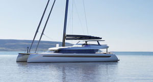 carbon sailing yacht