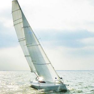 cruising sailboat