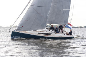 cruising sailboat