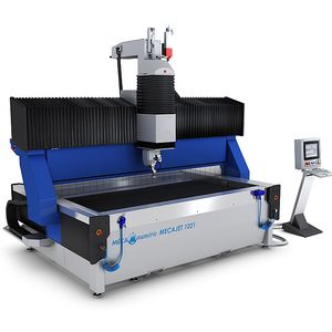 Water jet cutting machine - MDA - MECANUMERIC - electric / pneumatic ...