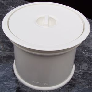 built-in trash can