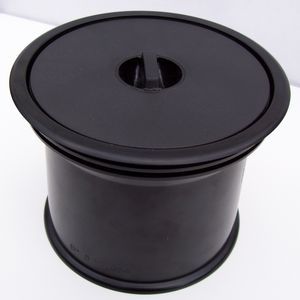 built-in trash can