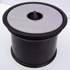 built-in trash can