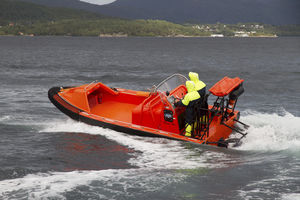 offshore service boat professional boat / inboard waterjet / aluminum