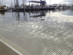 aluminum dock decking