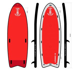 inflatable stand-up paddle-board