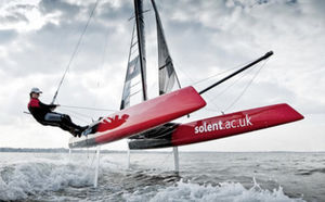 foiling sport catamaran