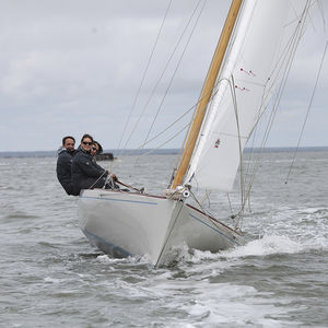 cruising-racing sailboat