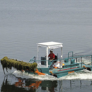 mowing boat