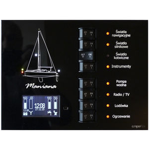 marine monitoring and control panel