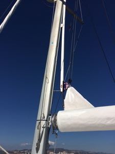 furling boom