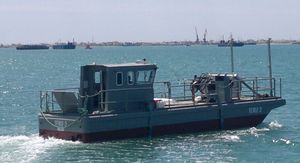 oil spill recovery barge