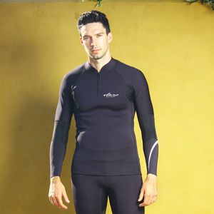 long-sleeve neoprene top