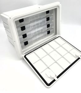 Built-in storage box - All boating and marine industry manufacturers