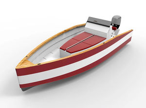 outboard center console boat