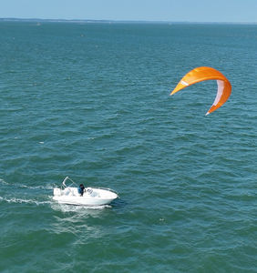 boat kite propulsion system