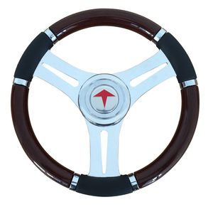 polyurethane-coated power boat steering wheel